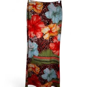 Jessica Bara Floral Maxi Skirt